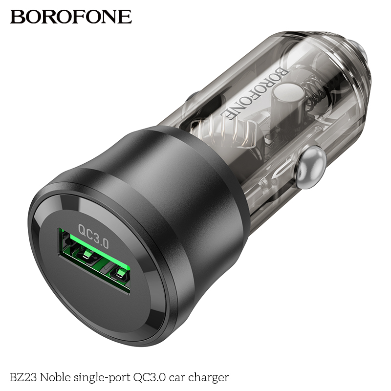BOROFONE BZ23 Noble single-port QC3.0 car charger NZ 3
